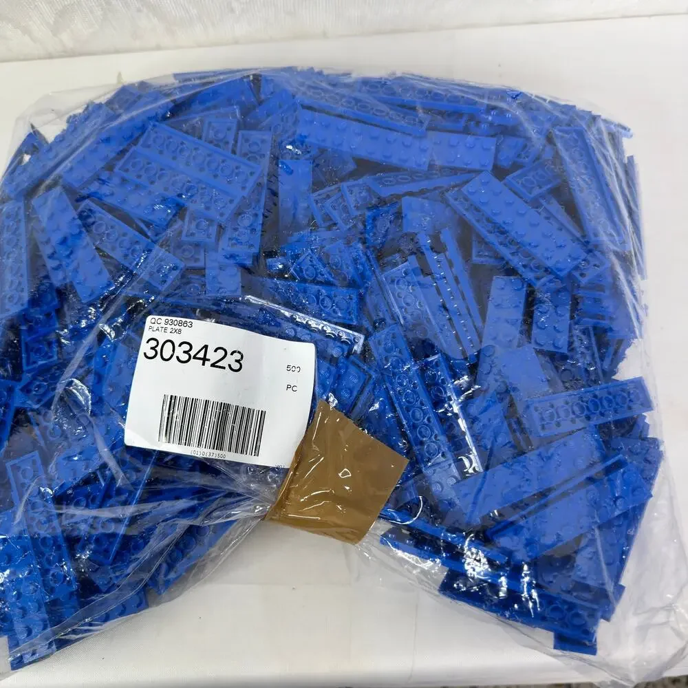 LEGO 2x8 Blue Plate‎ 303423 Brick 3034 Lot Approximately 2lbs